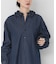crinkle crinkle crinkle　INDIGO FRILL COLLAR SHIRTS