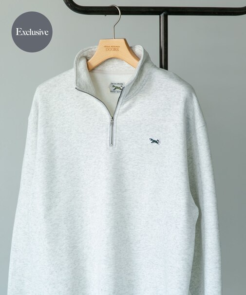 『XLサイズ／WEB限定』『別注』PENNEYS×DOORS　THE FOX ハーフジップスウェット