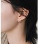 ダブルラインワンタッチフープピアス