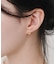 ステンレスオーバルラインプチピアス