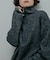 Melange Wool Half-Zip Knit
