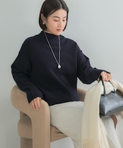 『WEB/一部店舗限定』エクストラファインボトルネックニット