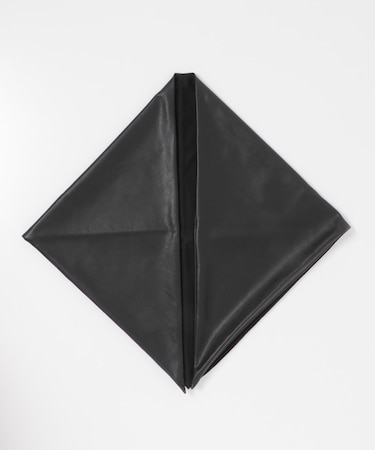 KIJIMA TAKAYUKI　FAUX LEATHER SCARF