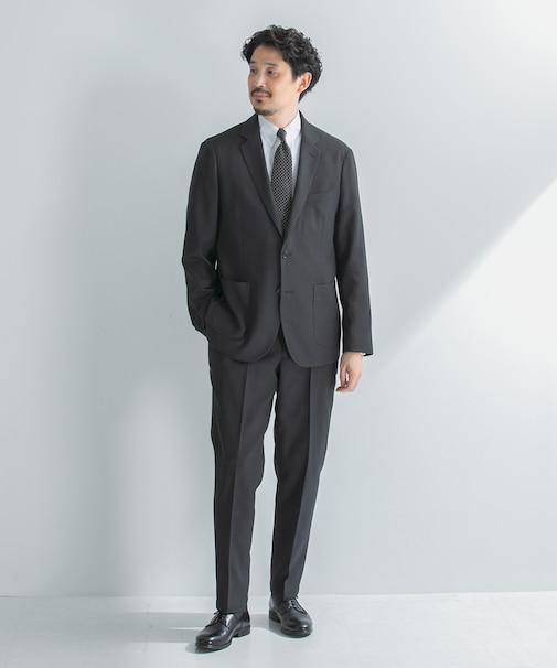 LIFE STYLE TAILOR ウールライクツイルコンフォータブルジャケット