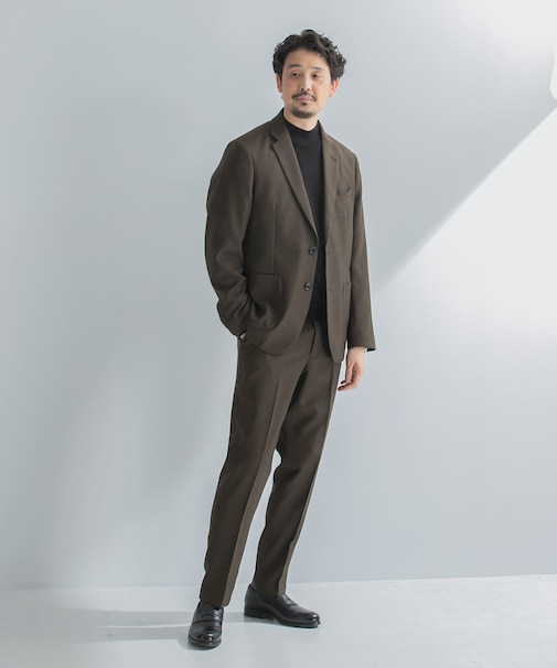 LIFE STYLE TAILOR　ウールライクツイルコンフォータブルジャケット