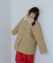 ファーカラーマルチウェイカバーオール