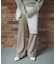 Worsted Wool Bias Easy Pants