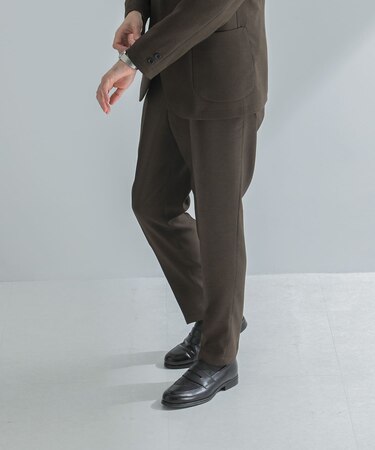LIFE STYLE TAILOR　ウールライクツイルコンフォータブルパンツ