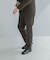 LIFE STYLE TAILOR　ウールライクツイルコンフォータブルパンツ
