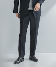 LIFE STYLE TAILOR ウールライクツイルコンフォータブルパンツ