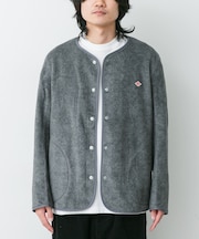 DANTON FLEECE COLLARLESS JACKET