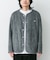 DANTON　FLEECE COLLARLESS JACKET