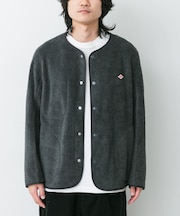 DANTON FLEECE COLLARLESS JACKET