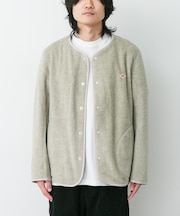 DANTON FLEECE COLLARLESS JACKET