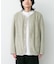 DANTON　FLEECE COLLARLESS JACKET