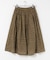 SOIL　FLOWER PRINT GATHERED SKIRT