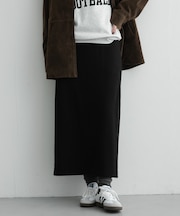 『UR TECH』蓄熱ジャージーIラインスカート