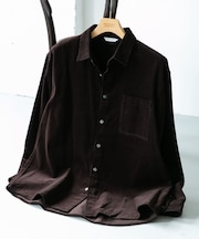 『WEB限定』コーデュロイレギュラーカラーシャツ