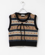 OPEN SESAME CLUB FAIR ISLE VEST