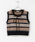 OPEN SESAME CLUB　FAIR ISLE VEST