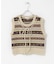 OPEN SESAME CLUB　FAIR ISLE VEST