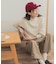 『WEB／一部店舗限定カラー』ボトルネックKNITプルオーバー