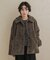コクーンシルエットボアコート
