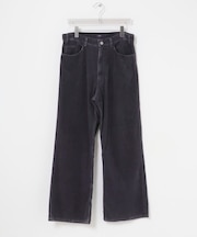 YLEVE　SUPER DYED BLEACHED CORDUROY PANTS
