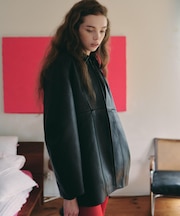 Teya Fold Leather Jacket