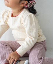Solii+Sola PUFF KNIT LONG-SLEEVE(KIDS)
