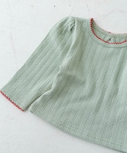 Solii+Sola PUFF KNIT LONG-SLEEVE(KIDS)