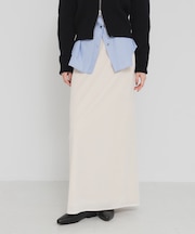 VELOUR NARROW SKIRT
