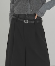 レイヤードライクキュロットパンツ