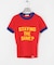 Teya　Flock Letter Ringer T-shirts