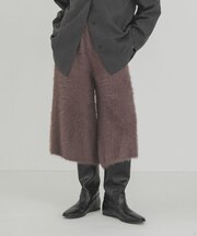 シャギーニットハーフパンツ