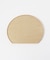 用美　タモ薄型両面盆 半月 中