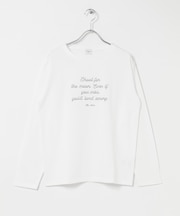 ステッチロゴロングTシャツ