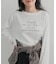 ステッチロゴロングTシャツ