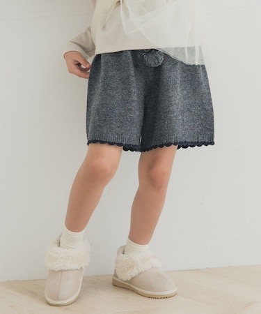 『セットアップ対応』 ニットキュロットパンツ(KIDS)
