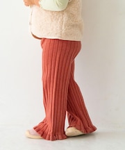 Solii+Sola　KNIT FRILL PANTS(KIDS)