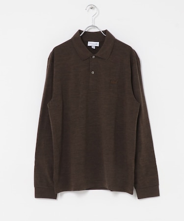 LACOSTE　ウールジャージ ロングスリーブ ポロシャツ