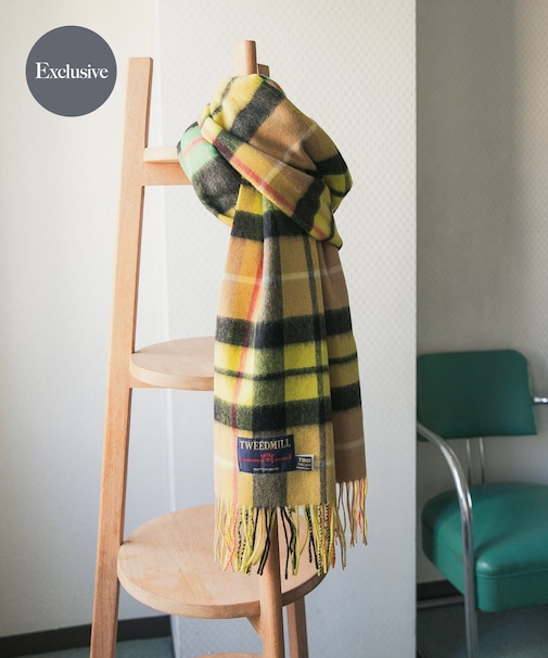 『一部別注カラー』TWEED MILL LAMBSWOOL STOLE