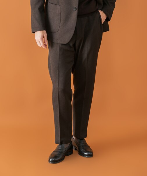LIFE STYLE TAILOR ツイードライクコンフォータブルパンツ