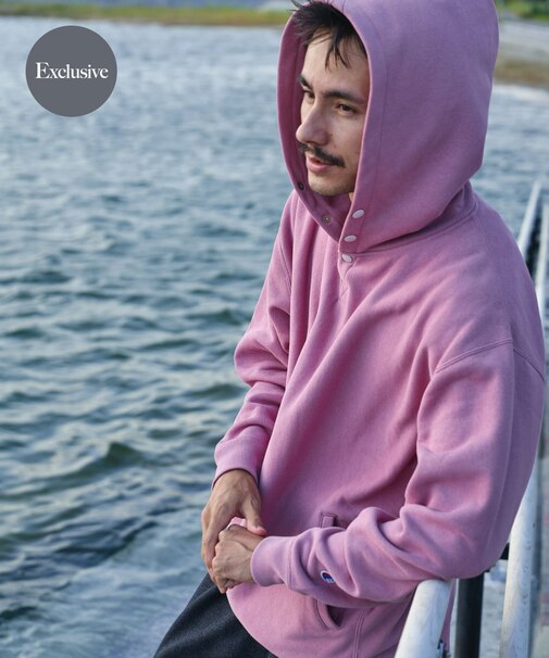 『別注』Champion×DOORS HALF SNAP PARKA