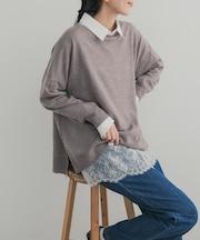 ヘムレースドッキングシャツ