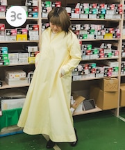 THE INDUSTRY WORKS　タイプライターハーフジップワンピース