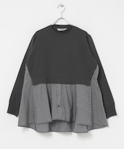 TORRAZZO DONNA KNIT DOCKING BLOUSE