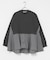TORRAZZO DONNA　KNIT DOCKING BLOUSE