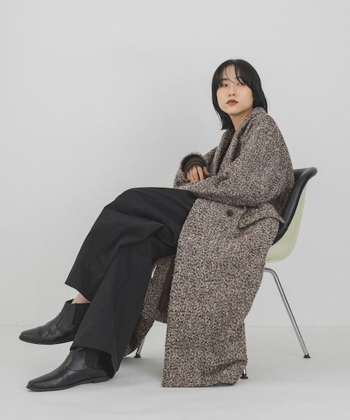 ダブルブレストチェスターコート