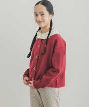 『WEB/一部店舗限定カラー』『150サイズ』『親子リンク』『UR TECH』200日ニットカーディガン(KIDS)
